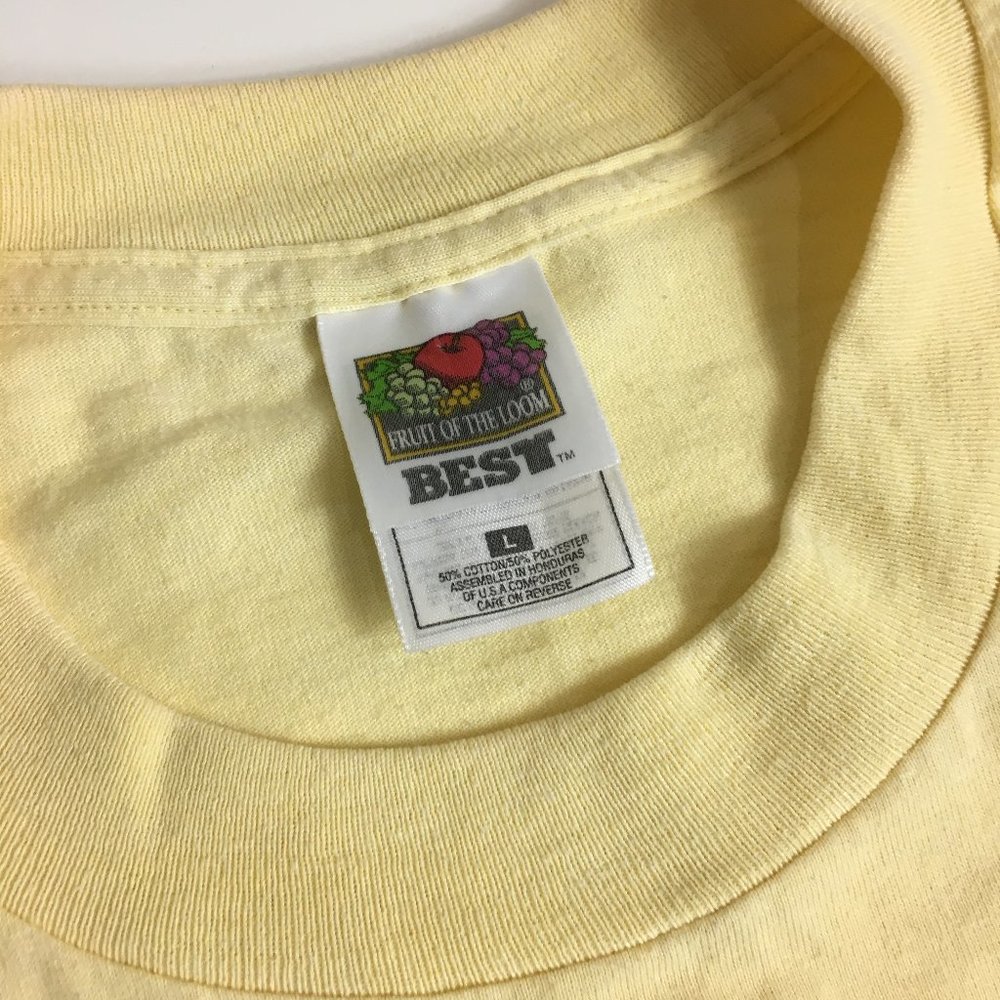 Vintage‎ 80s Flower Hummingbird Single Stitch 80s Tshirt - Picture 4 of 6